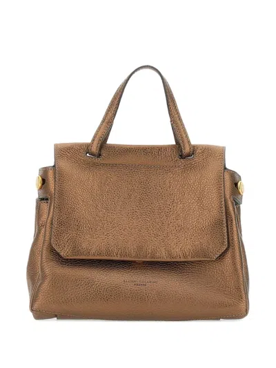 Gianni Chiarini Metallic-effect Top-handle Tote Bag