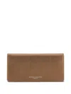 Gianni Chiarini Metallic-finish Leather Wallet In Brown