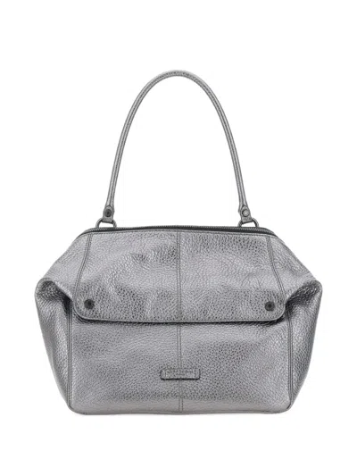 Gianni Chiarini Metallic Leather Shoulder Bag