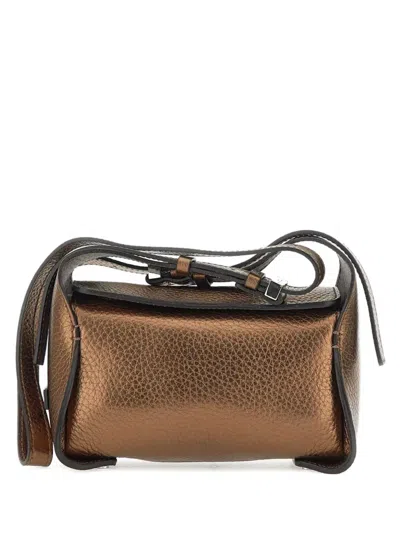 Gianni Chiarini Metallic Leather Tote Bag
