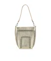 Gianni Chiarini Metallic Tote Bag In Nude