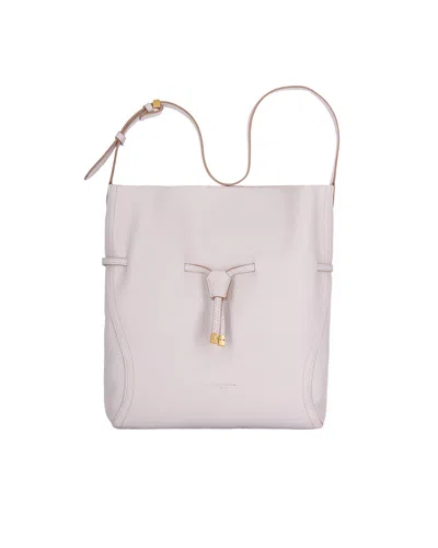 Gianni Chiarini Mini Chic Leather Bag For Women In Neutral