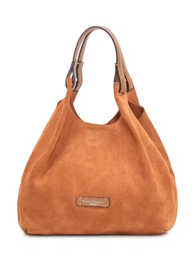 Gianni Chiarini Mini Chic Shoulder Bag In Caramel