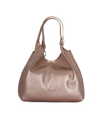 Gianni Chiarini Mini Leather Tote Bag In Brown