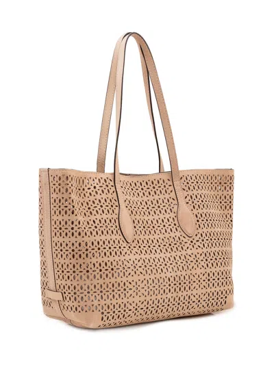 Gianni Chiarini Mini Mashup Shoulder Bag In Nude