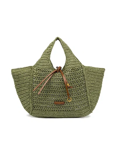 Gianni Chiarini Mini Straw Tote Bag For Women - Perfect In Taiga
