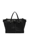 Gianni Chiarini Miss Marcella 32 Leather Tote Bag In Black