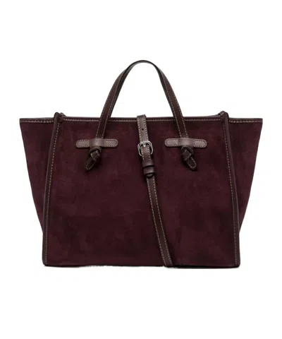 Gianni Chiarini Miss Marcella 32 Tote Bag In Burgundy