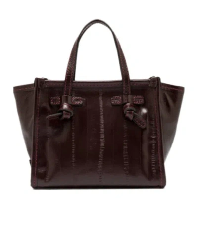 Gianni Chiarini Small Miss Marcella Buckle-detail Tote Bag In Brown