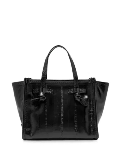 Gianni Chiarini Miss Marcella Knot-detail Tote Bag In Black