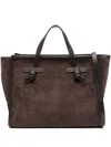 Gianni Chiarini Miss Marcella Knotted-detail Suede Tote Bag