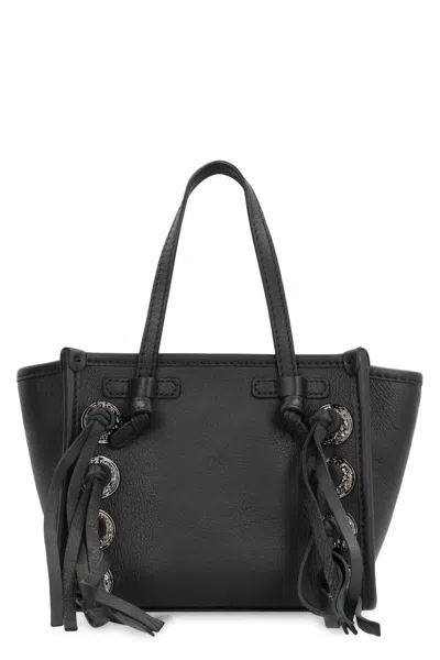Gianni Chiarini Miss Marcella Leather Mini Handbag In Black