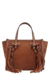 Gianni Chiarini Miss Marcella Leather Mini Handbag In Brown