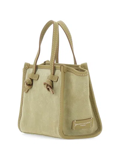 Gianni Chiarini Miss Marcella Suede Tote Bag In Green