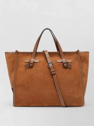 Gianni Chiarini Miss Marcella Tote Bag Adjustable Strap In Brown