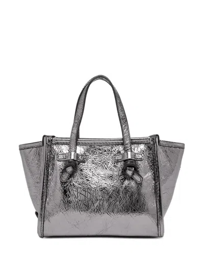 Gianni Chiarini Miss Marcella Tote Bag In Silver