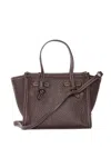 Gianni Chiarini Missi Marcella Knot-detail Leather Tote Bag In Brown