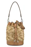 Gianni Chiarini Natalia Bucket Bag In Beige