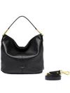 Gianni Chiarini Natasha Textured Leather Shoulder Bag In Black