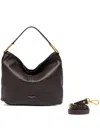 Gianni Chiarini Natasha Textured Leather Shoulder Bag In Brown