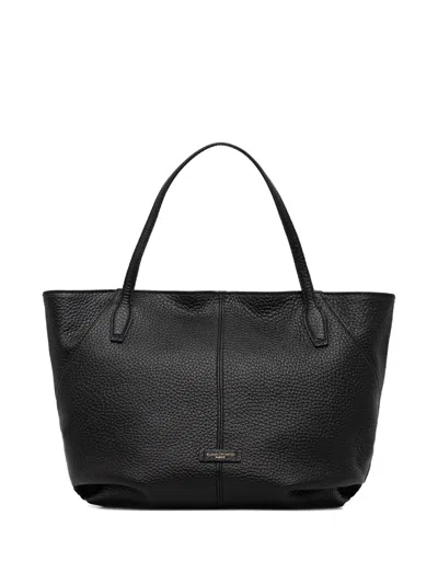 Gianni Chiarini Natasha Leather Tote Bag In Black