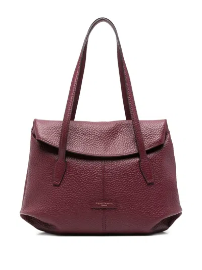 Gianni Chiarini Natasha Tote Bag In Burgundy