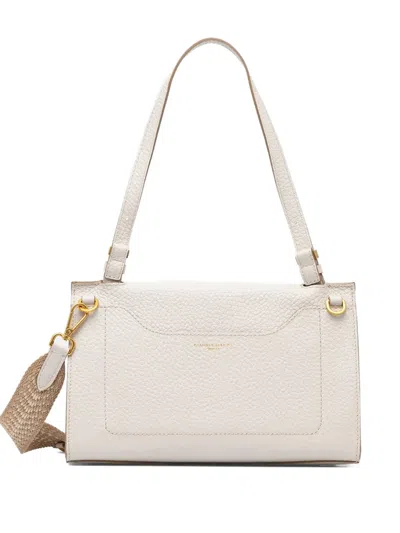 Gianni Chiarini Nicle Leather Shoulder Bag In White