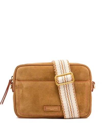 Gianni Chiarini Nina Cross Body Bag In Brown
