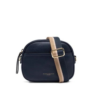 Gianni Chiarini Nina Handbag In Blue Leather