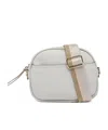 Gianni Chiarini Nina Logo Shoulder Bag In White