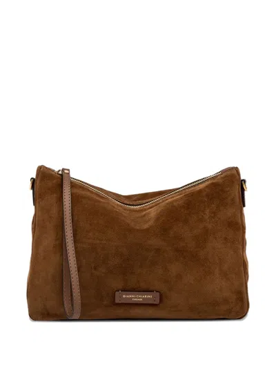 Gianni Chiarini Nora Clutch Bag In Brown