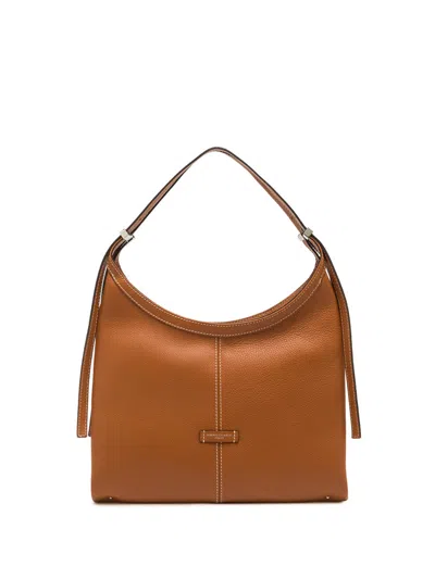 Gianni Chiarini Norma Hammered Leather Shoulder Bag