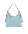 Gianni Chiarini Norma Shoulder Bag In Blue