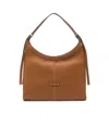 Gianni Chiarini Norma Zipper Handbag In Brown