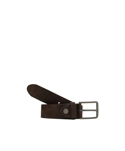 GIANNI CHIARINI NUBUCK LEATHER BUCKLE BELT