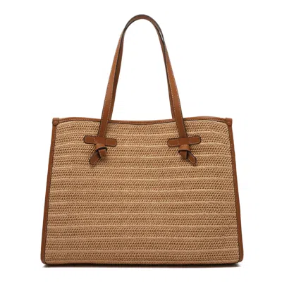 Gianni Chiarini Nude Neutrals Leather Totes Marcella