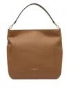 Gianni Chiarini Textured Finish Shoulder Bags With Adjustable Strap In Brown