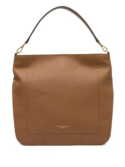 Gianni Chiarini Olga Tote Bag In Brown