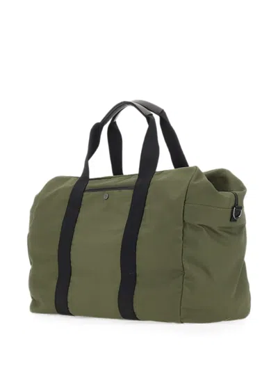 Gianni Chiarini Oslo Leather-trim Tote Bag In Green