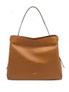 Gianni Chiarini Ottavia Buttoned Leather Tote Bag In Brown