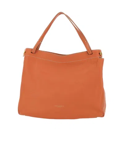 Gianni Chiarini Ottavia Shopping Bag In Orange