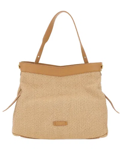 Gianni Chiarini Ottavia Shoulder Bag In Neutrals