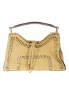 Gianni Chiarini Peanut Butter Leather Bag In Multi