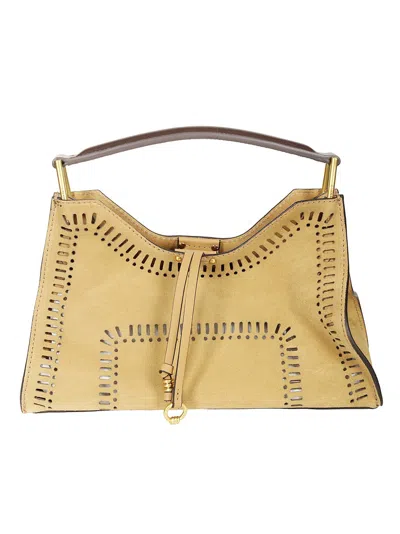 Gianni Chiarini Peanut Butter Leather Bag In Neutral