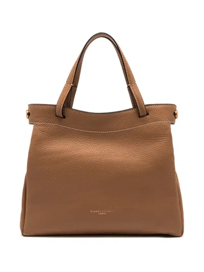 Gianni Chiarini Pelletterie Tote Bag In Brown