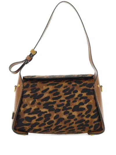 Gianni Chiarini Penelope Leopard-print Top-handle Bag