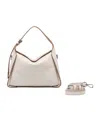 Gianni Chiarini Borsa A Spalla Penelope Sabbia Nature In White