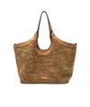 Gianni Chiarini Perforated Handbag In Brown
