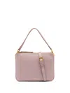 Gianni Chiarini Pink Frida Shoulder Bag In Matte Leather