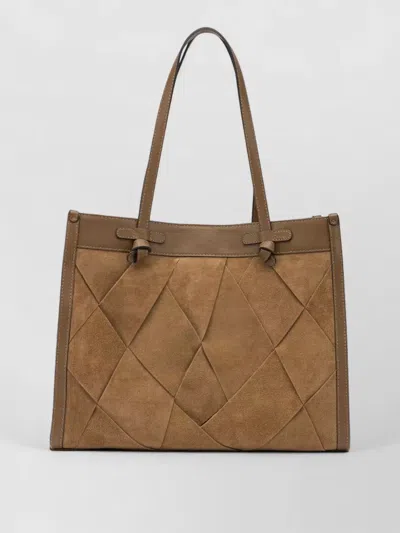 GIANNI CHIARINI LEATHER SHOULDER BAG